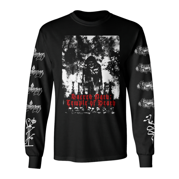 [PRE-ORDER] Exhumation / Funeral Chant: Sacred Oath - Temple of Death Long Sleeve T-Shirt (Ships week of Apr. 3rd, 2026) thumb