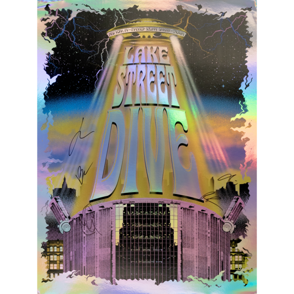 LSD Madison Square Garden Holographic UFO Poster (SIGNED) thumb