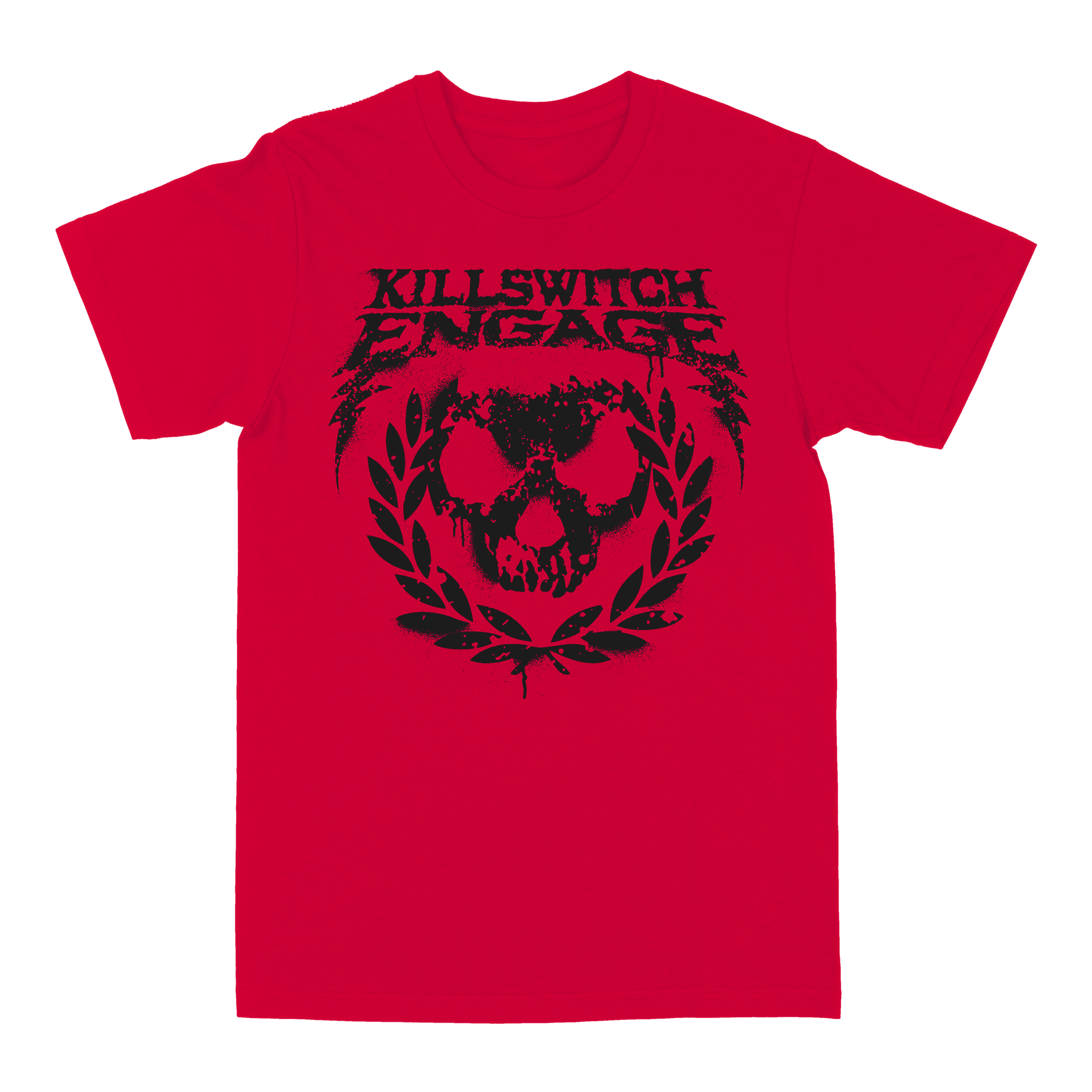 Skull Wreath T-shirt (Red) | Killswitch Engage | Online Store
