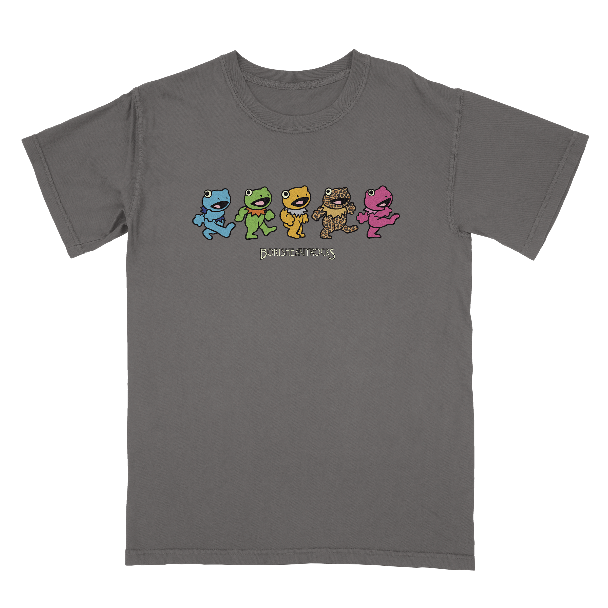 Dancing Froggies Tee (Pepper) | Boris | Online Store, Apparel