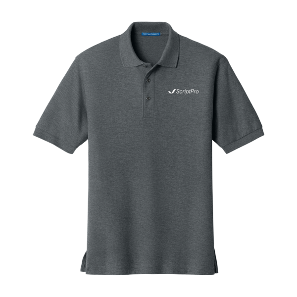 ScriptPro Men's Silk Touch Polo - Grey (OD) thumb
