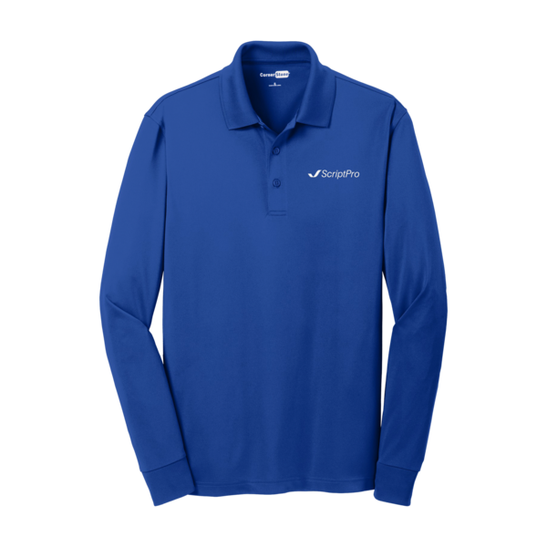 ScriptPro Long Sleeve Snag-Proof Polo - Royal (OD) thumb