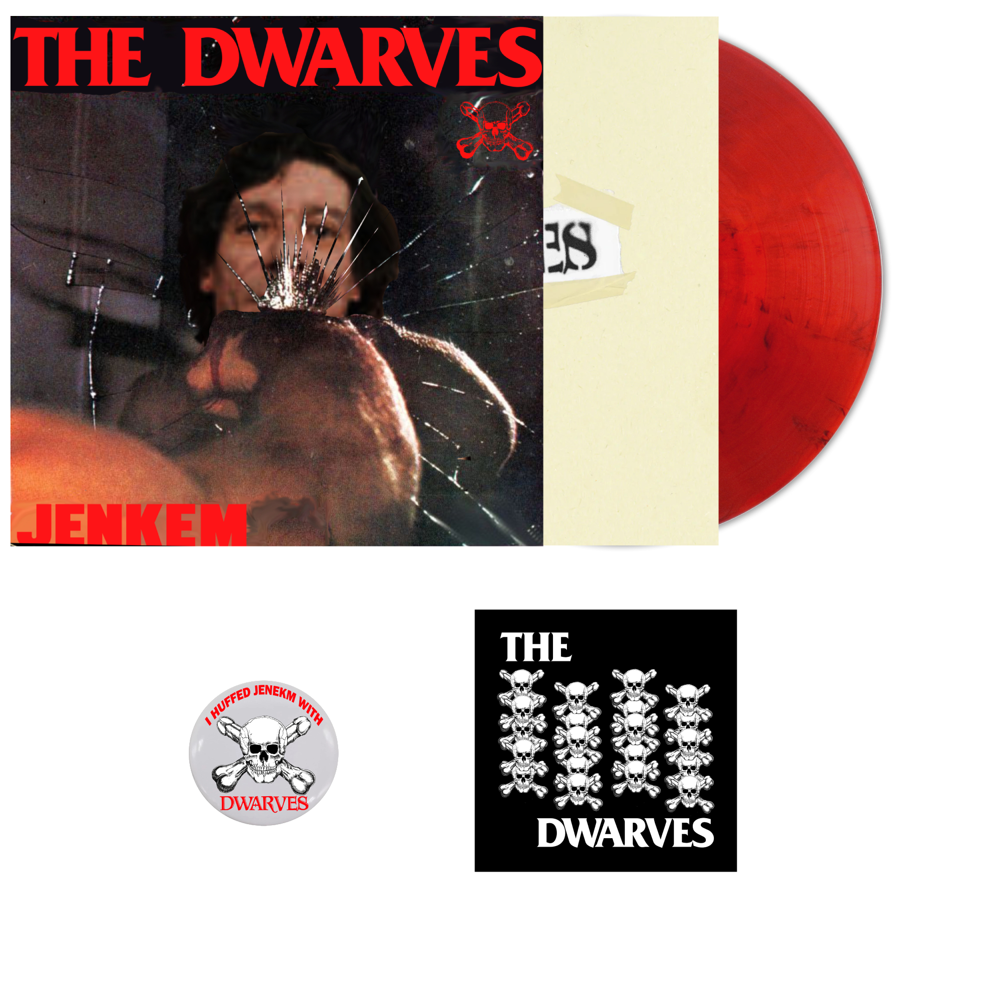 SIGNED] Jenkem Vinyl LP - Parody Cover V1 | Dwarves | Online Store