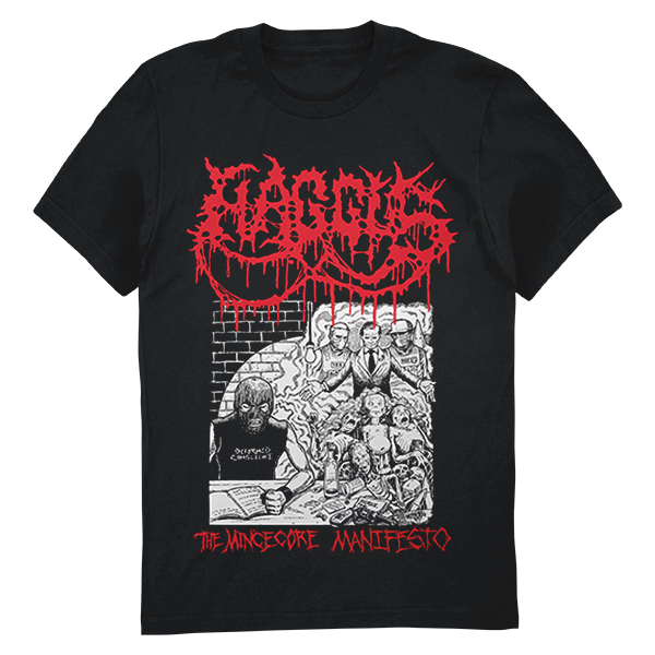 [PRE-ORDER] Haggus: The Mincecore Manifesto T-Shirt (Ships week of Jun. 26th, 2026) thumb