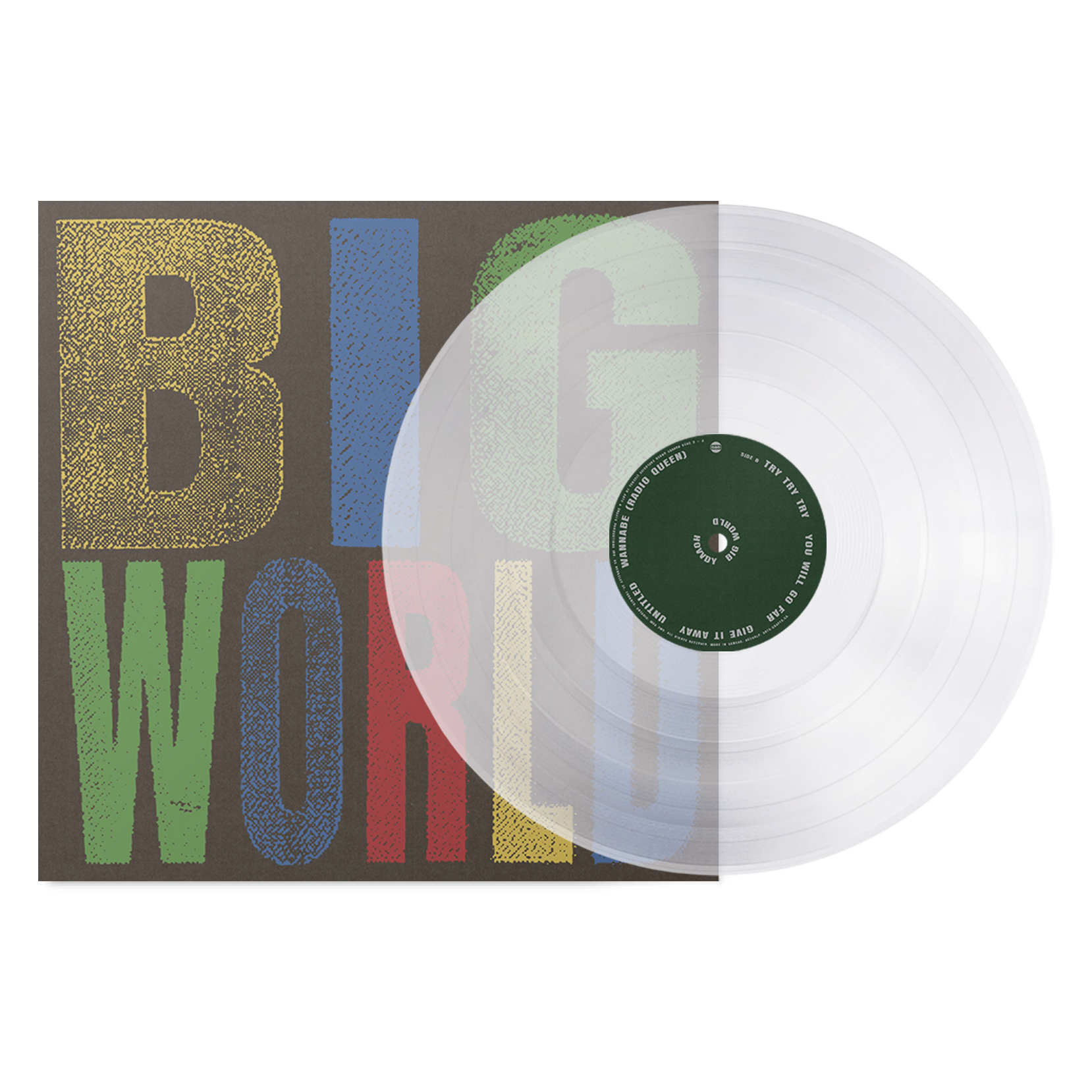 Big World Crystal Clear Vinyl LP [LIMITED] | Hovvdy | Online Store