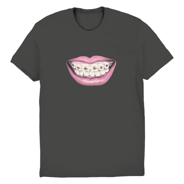 [PRE-ORDER] Teeth Tee (Anthracite Black) (Ships week of May. 22nd, 2026) thumb