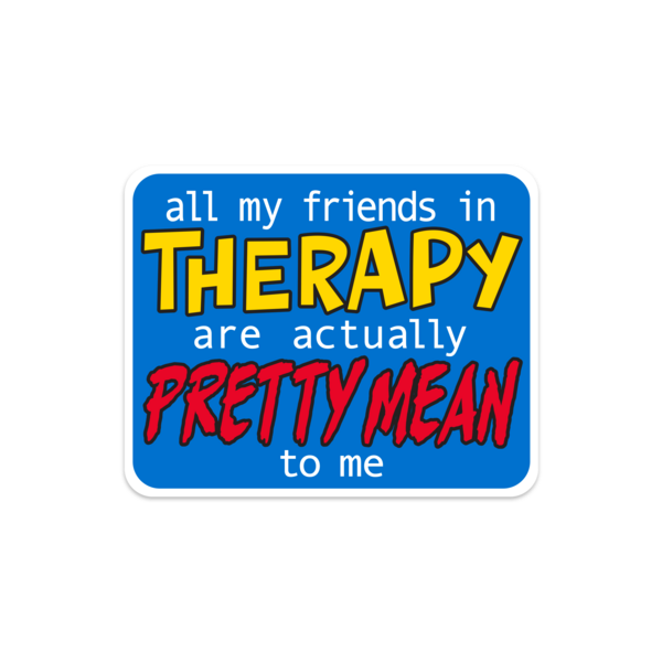 Therapy Friends Sticker