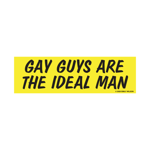 Gay Guys Bumper Sticker