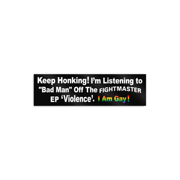 Keep Honking! Bumper Sticker thumb