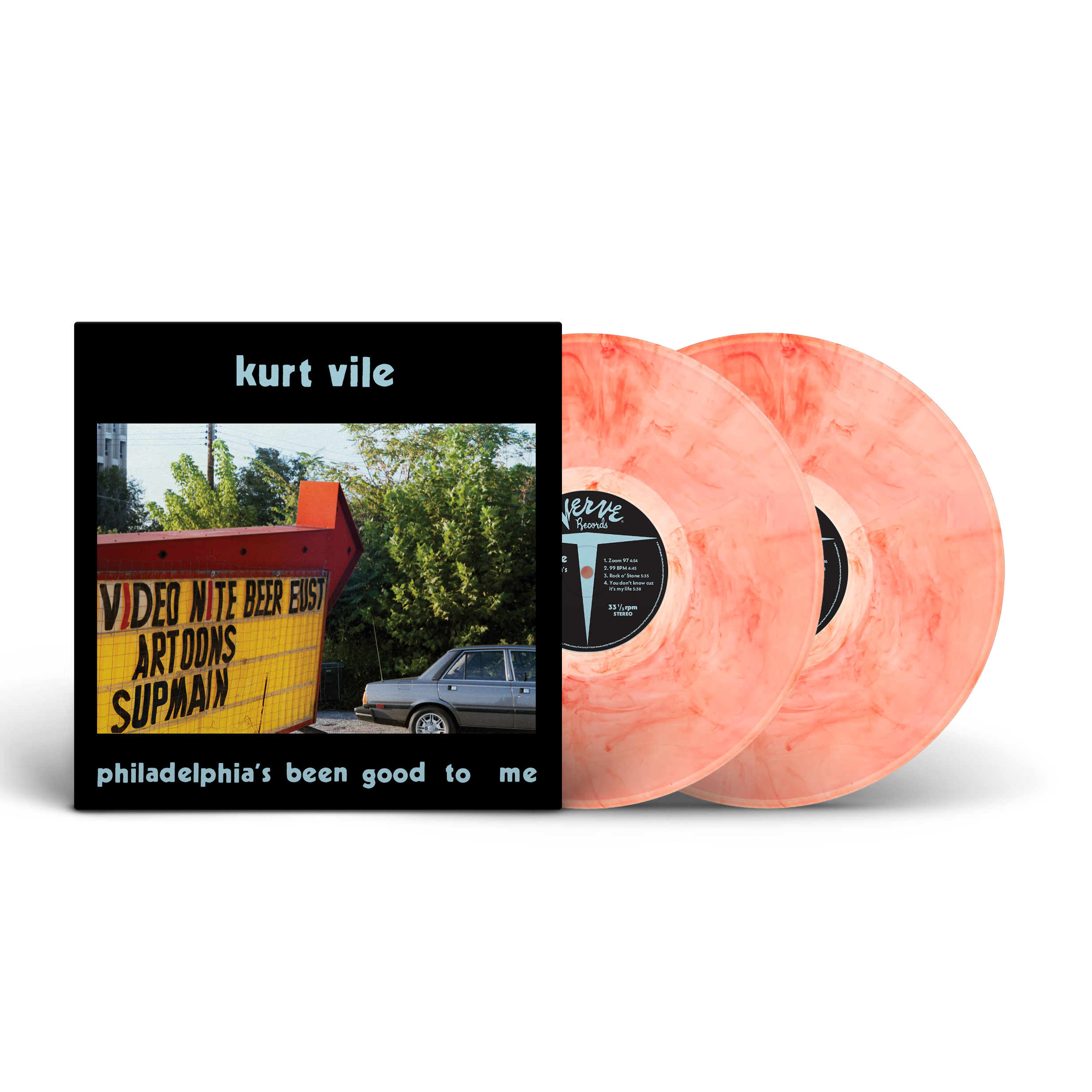 Wooder Ice Red] Philadelphia's been good to me 2XLP | Kurt Vile