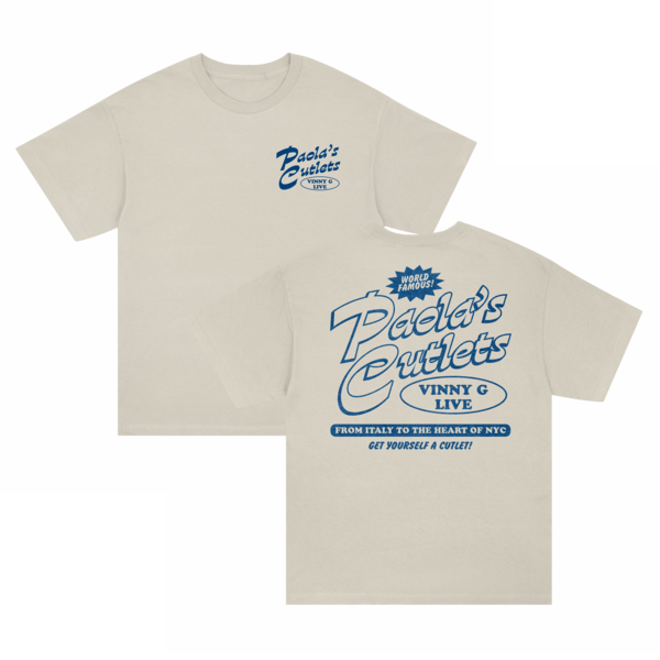 [PRE-ORDER] World Famous Cutlets T-shirt (Ships week of Aug. 7th, 2026) thumb