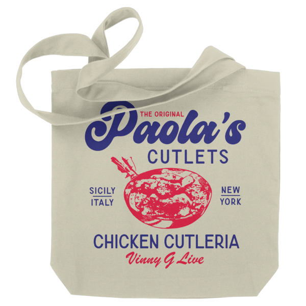[PRE-ORDER] Paola's Cutlets Tote Bag (Ships week of Aug. 7th, 2026) thumb