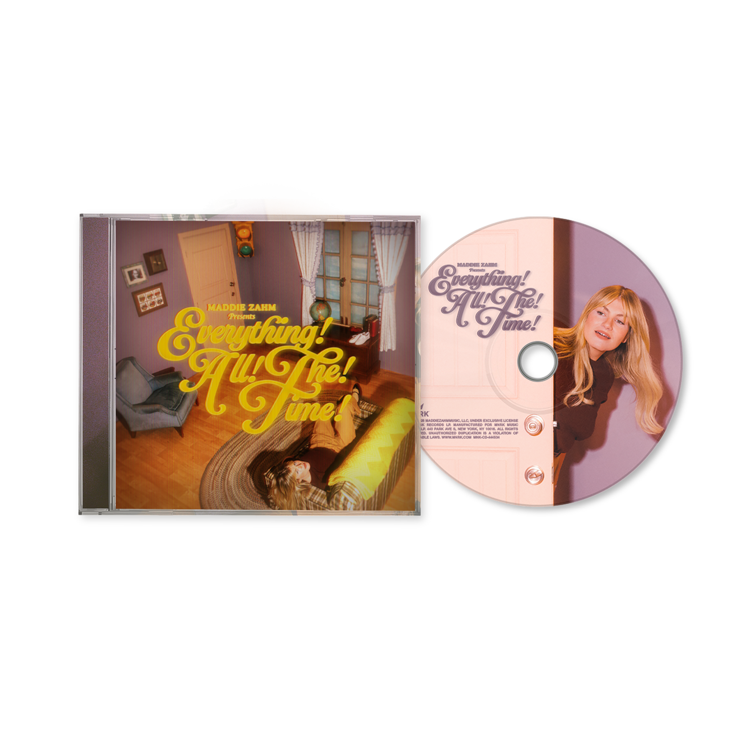 Everything All The Time - CD | Maddie Zahm | Online Store, Apparel