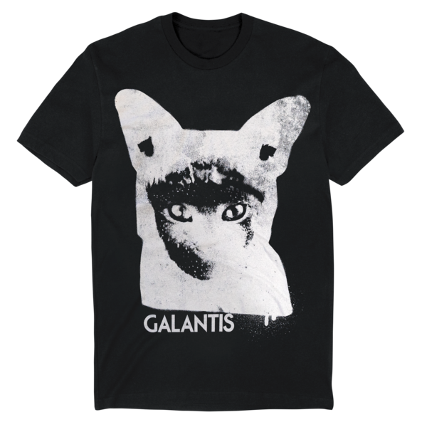 Seafox Oversized Tee (Black) - Galantis Logo thumb