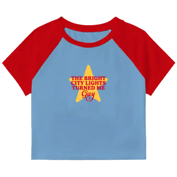 [PRE-ORDER] Bright City Lights Baby Tee (Ships week of Sep. 25th, 2026) thumb