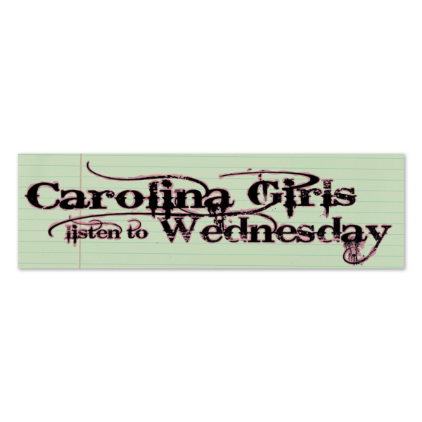 Carolina Girls Bumper Sticker thumb