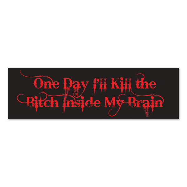 Kill the Bitch Bumper Sticker thumb