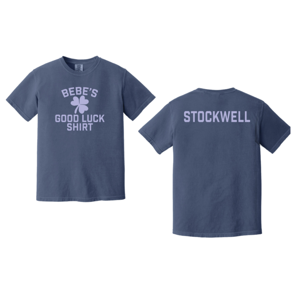 Bebe's Good Luck Tee - Blue thumb