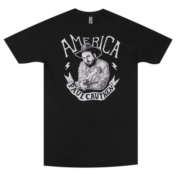 America Black T-Shirt thumb