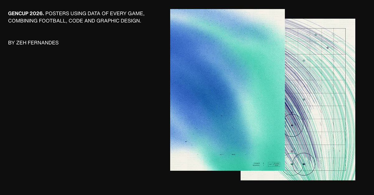 GenCup — watercolour match-day posters after dark · Inspiration