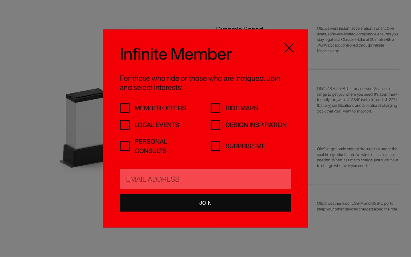 Olto — Infinite Machine misc section