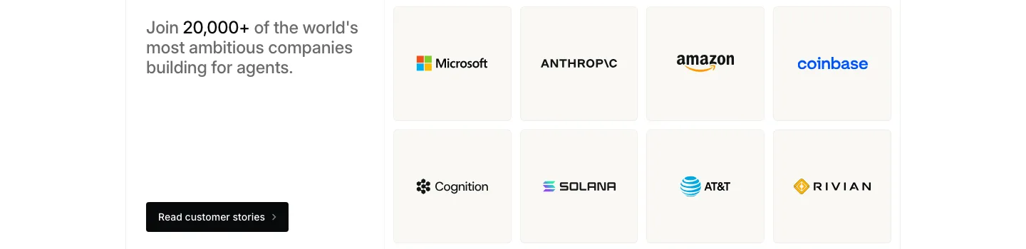 Mintlify social proof section