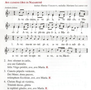 Partiture Ave Clemens