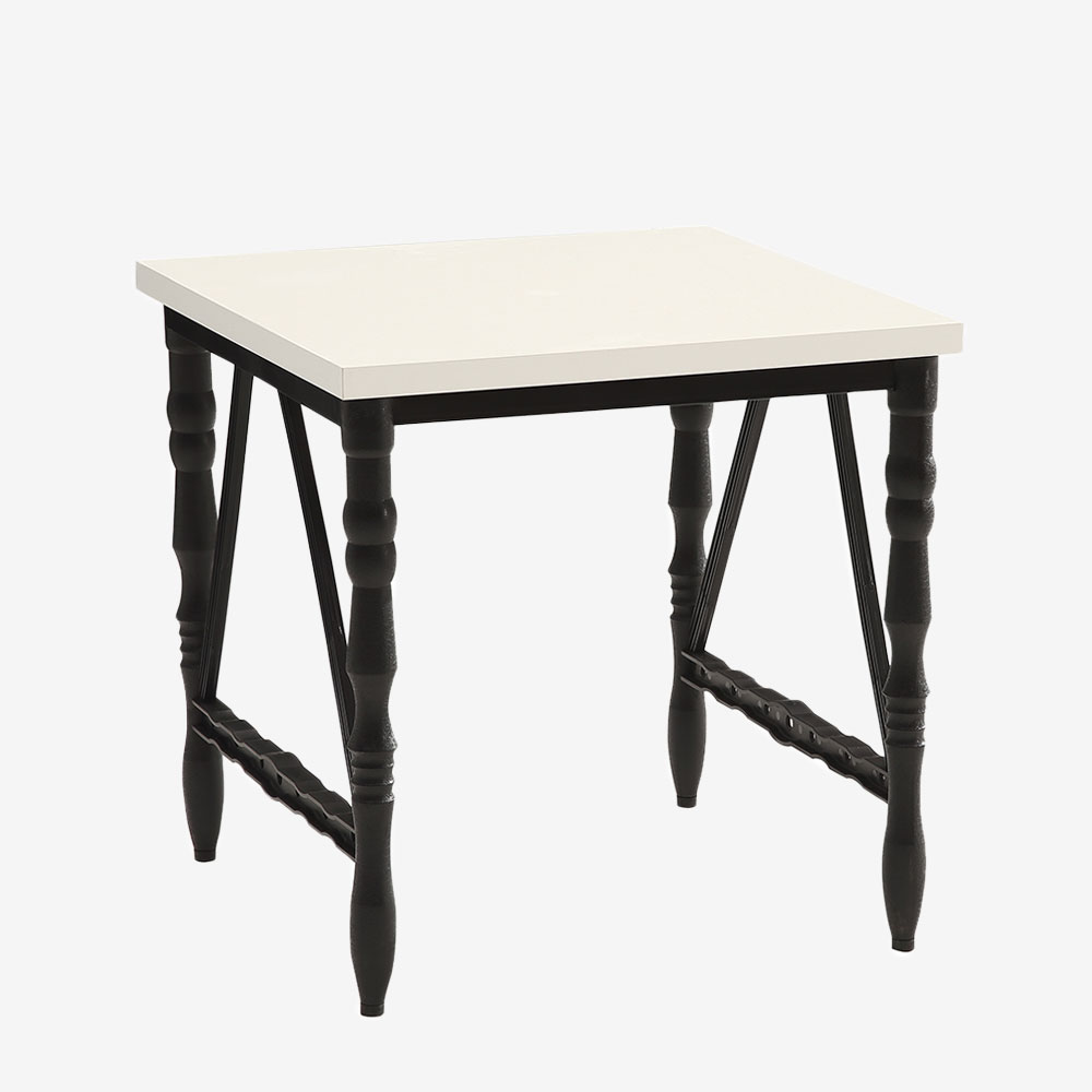 퓨리 모던 사각 카페 테이블 1인용 2인용 원룸 공간활용 티 식탁 750