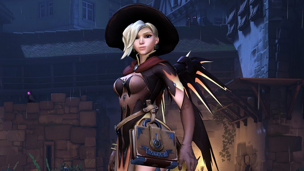 Overwatch cosplayer gets ready for Halloween as stunning Witch Mercy
