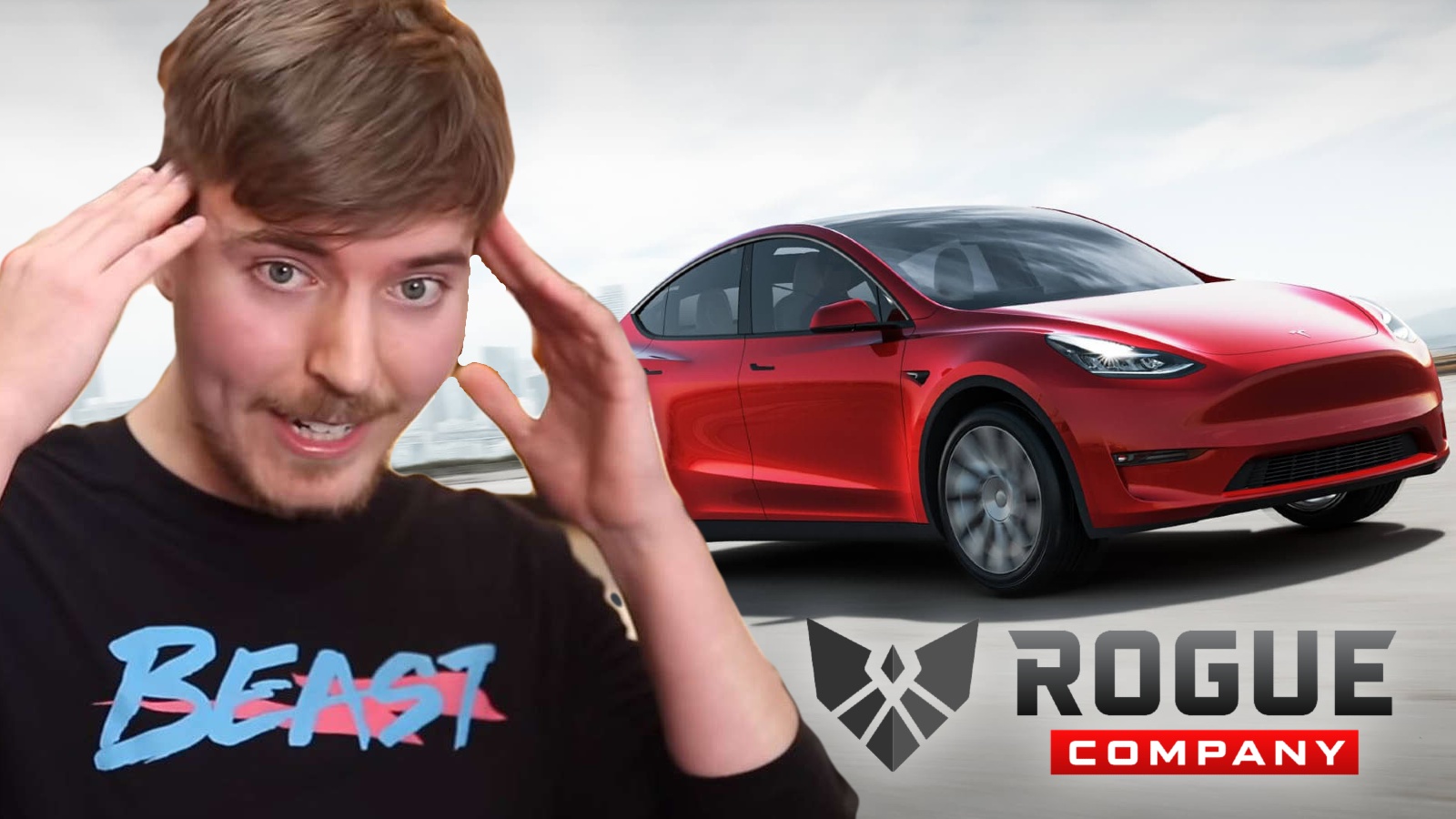 Mr Beast gives away Teslas for Rogue Company wins Dexerto