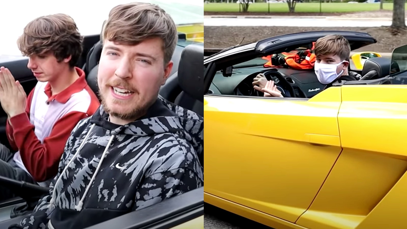 Mr Beast gives away Lamborghini to Uber passenger - Dexerto