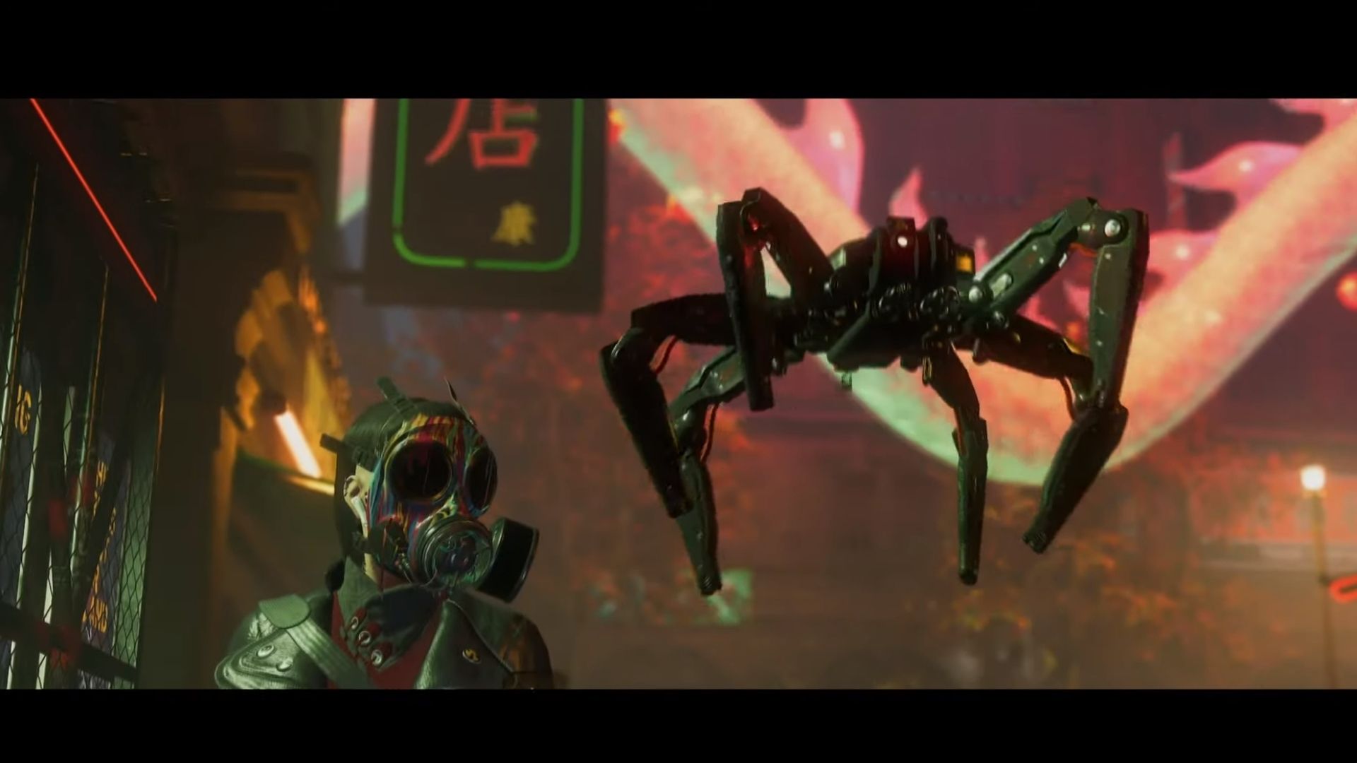 A hacker and its Spiderbot in Watch Dogs Legion