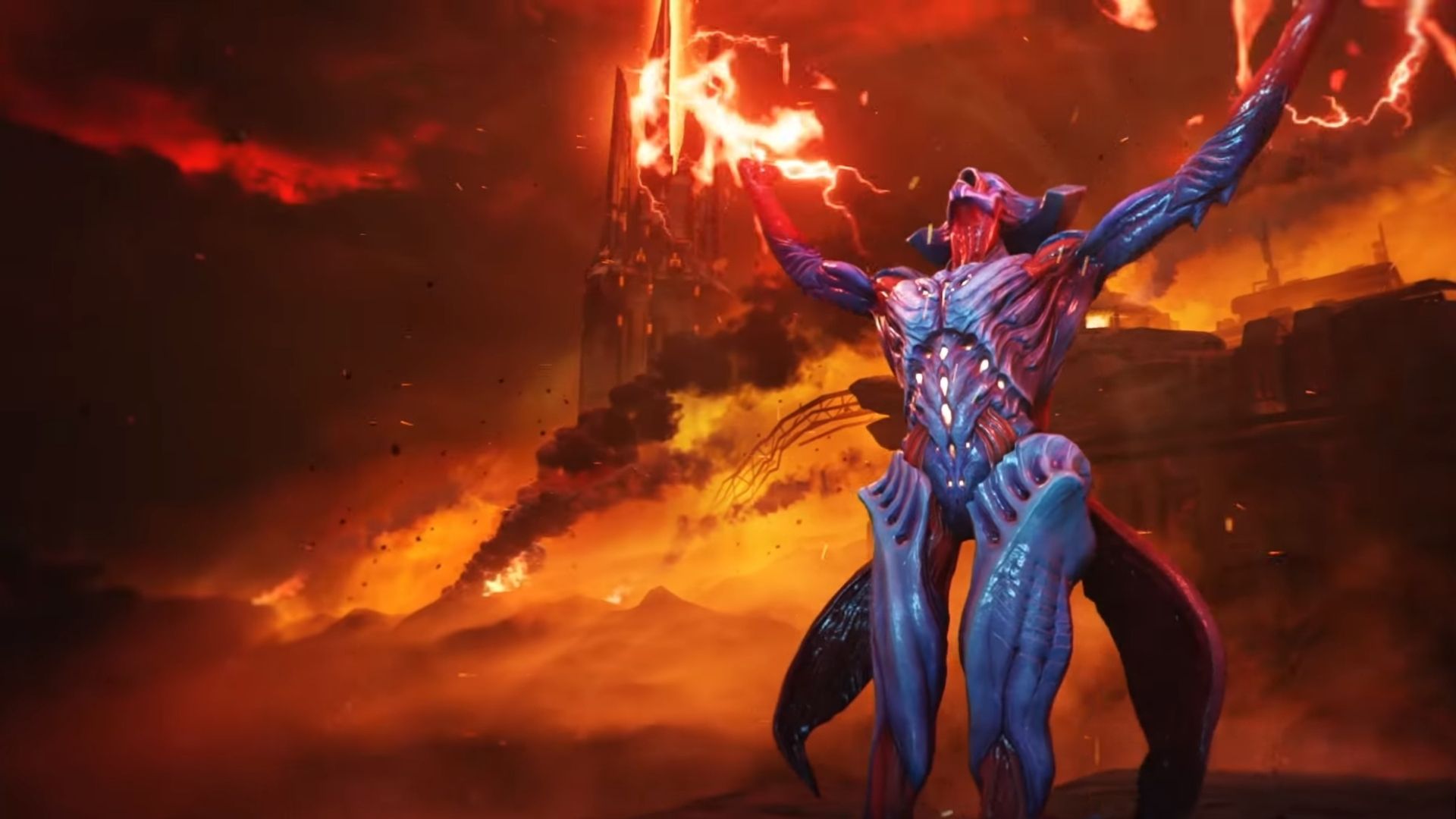 A demon in DOOM 2016
