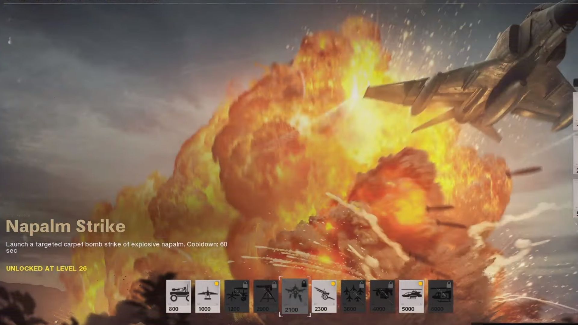 napalm strike in cod black ops cold war