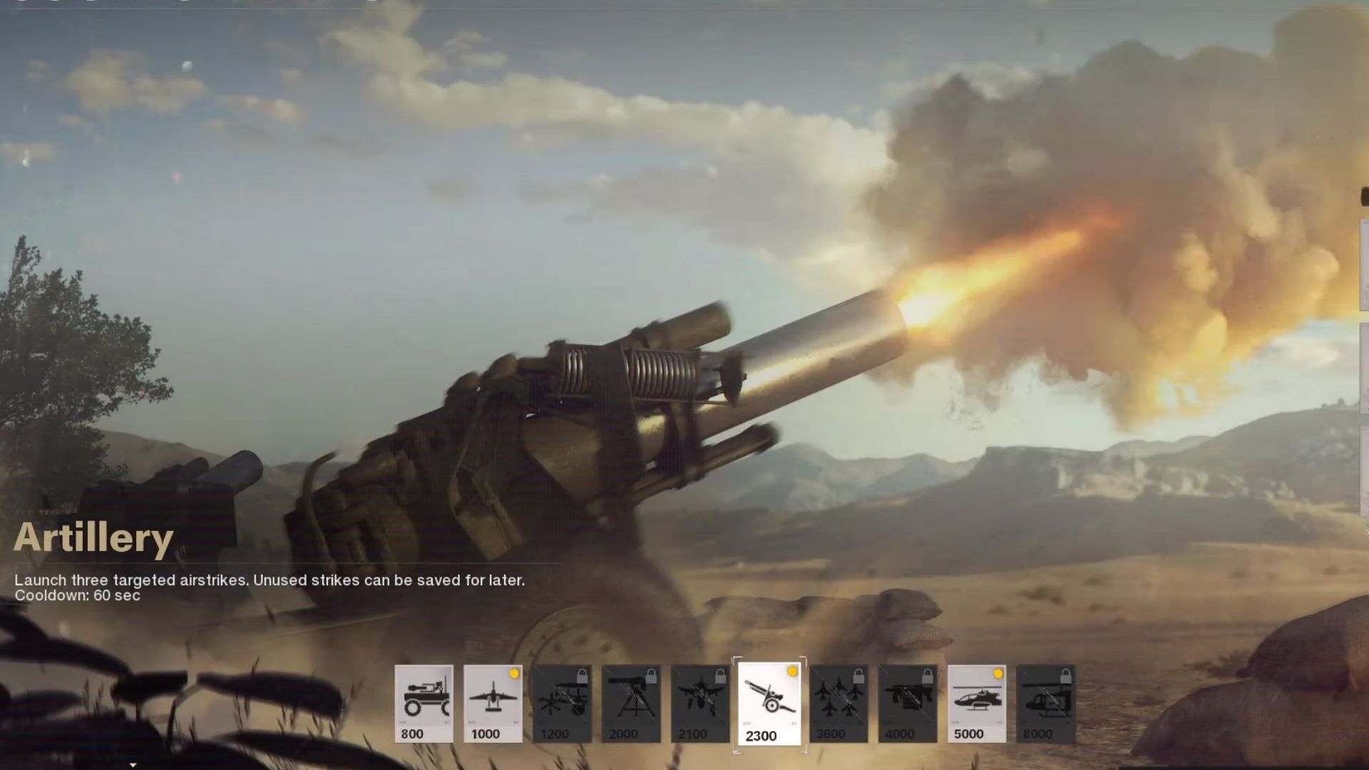 the artillery strike in cod black ops cold war