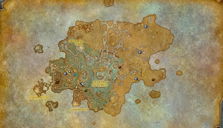 enchanted chest location shadowlands