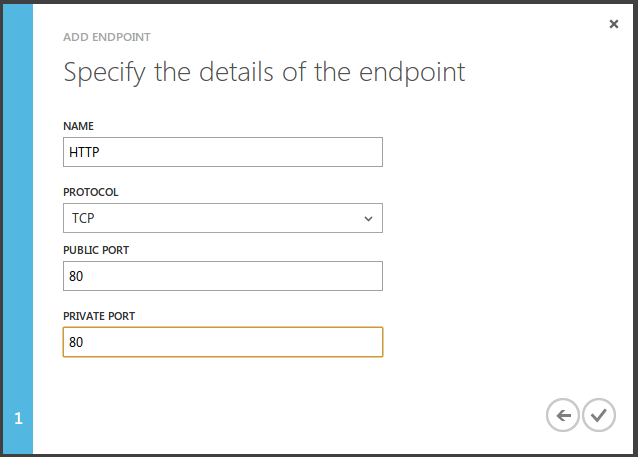 Azure Specify Endpoint