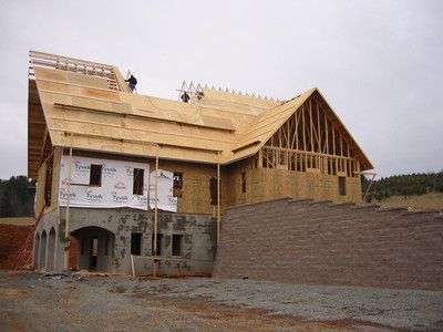New building is constructed