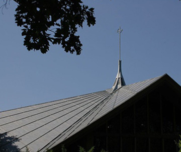 roof with cross at St. Matthew's Church