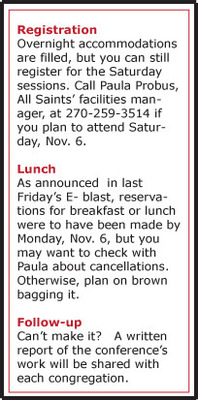 Information box for Leadership Conference update blast