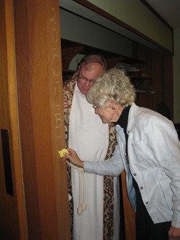 Chalking the Door