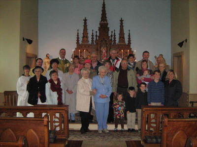 people at service