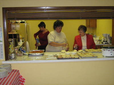 kitchen prior to serving