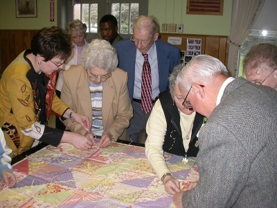 Quilting at St. John's Marietta