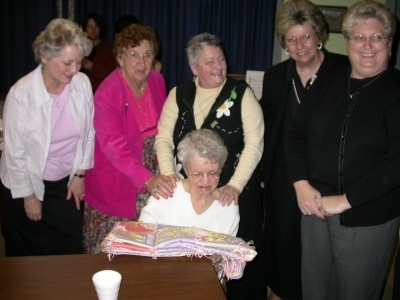 Quilt recipient, St. John's, Marietta