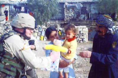Teddy distribution in Iraq