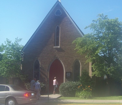 Front of Church Third and Main Streets