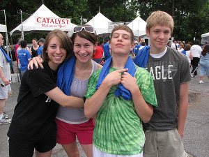 Youth group shot
