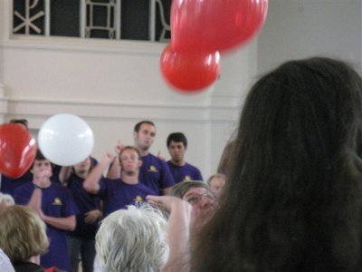 Balloon release - youth service