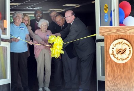 Episcopal Square Ribbon Cutting